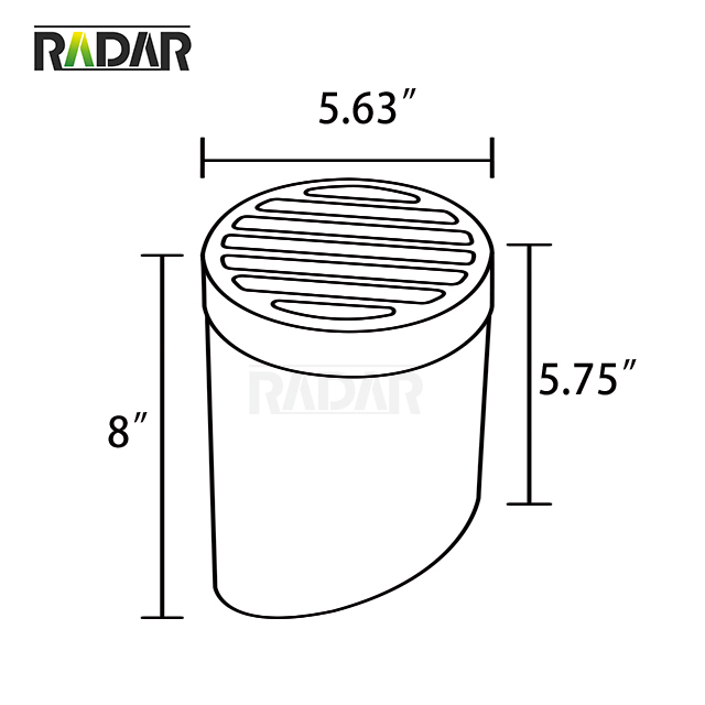 RGL-8805-BBR مصباح داخلي نحاسي عالمي مقاوم للماء