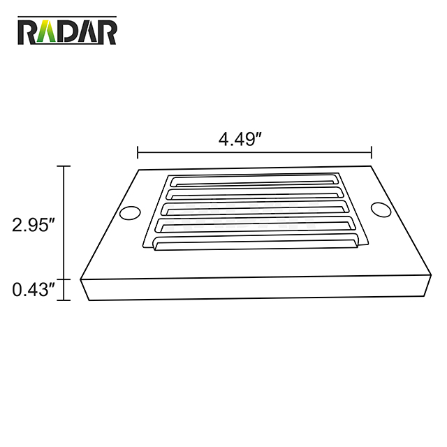 RSL-8301-LED مصباح الخطوة LED الذكي منخفض الجهد